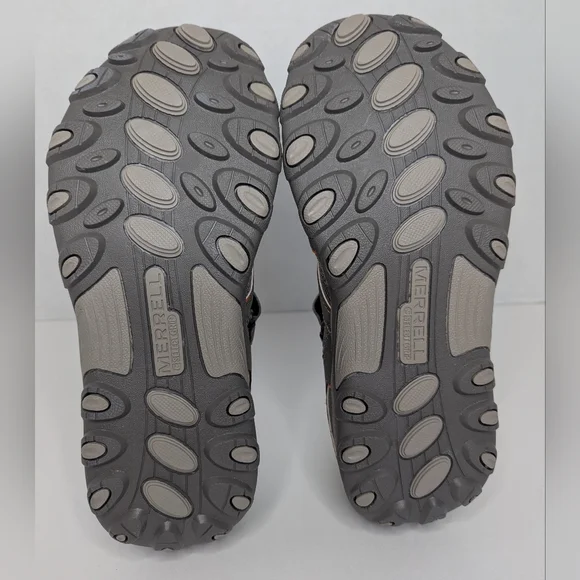 Merrell Hydro H2O Sandals Boy's Size 5 Gray & Orange - Picture 9 of 14